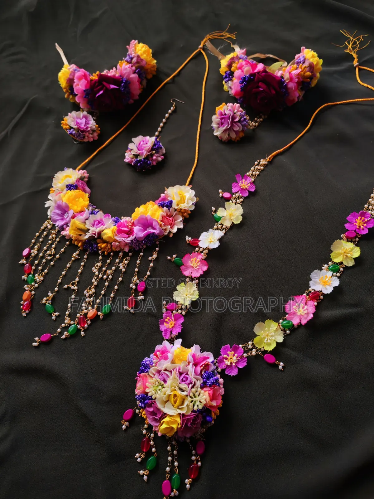 Gaye Holud Floral Jewelry