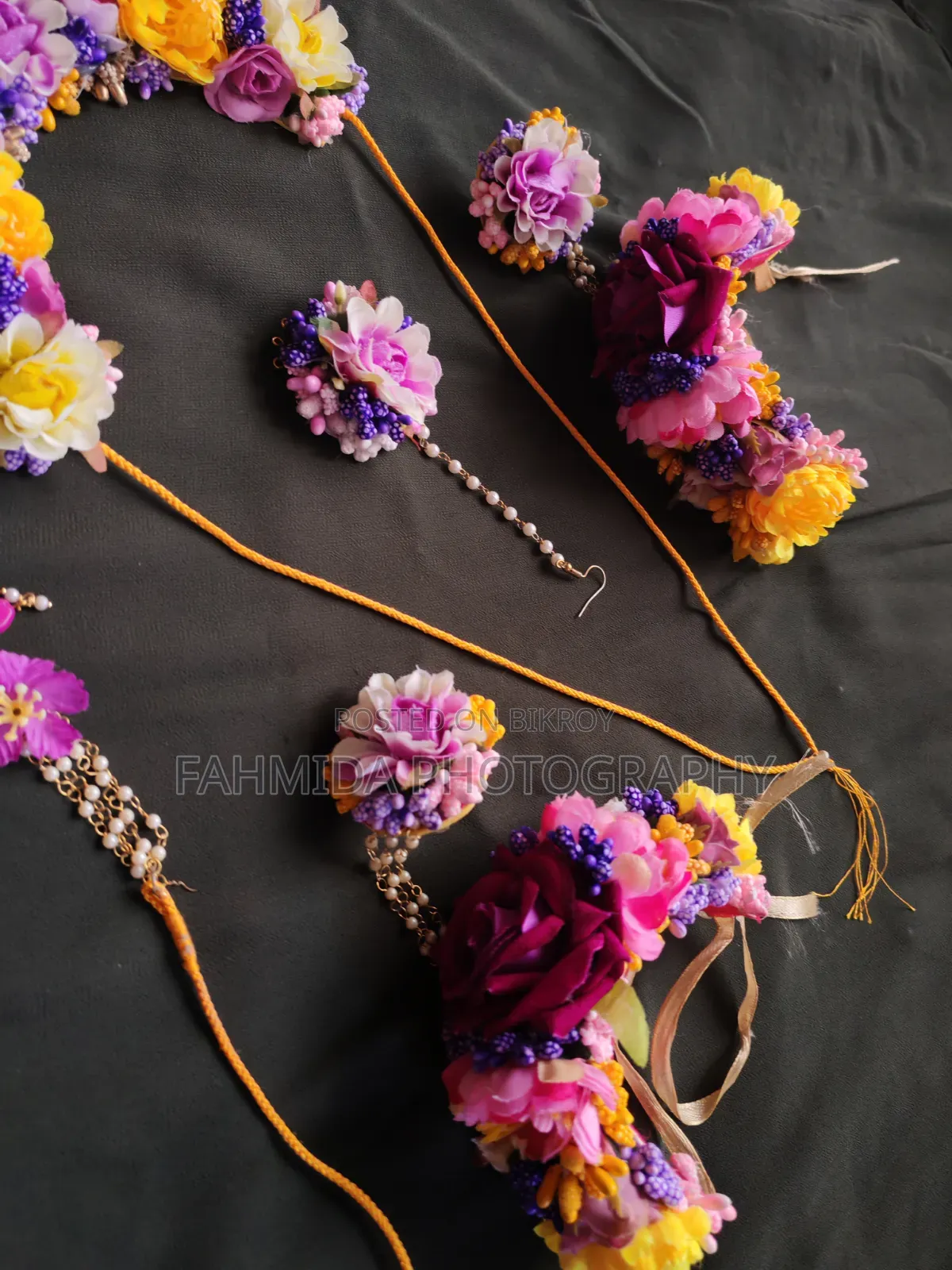 Gaye Holud Floral Jewelry