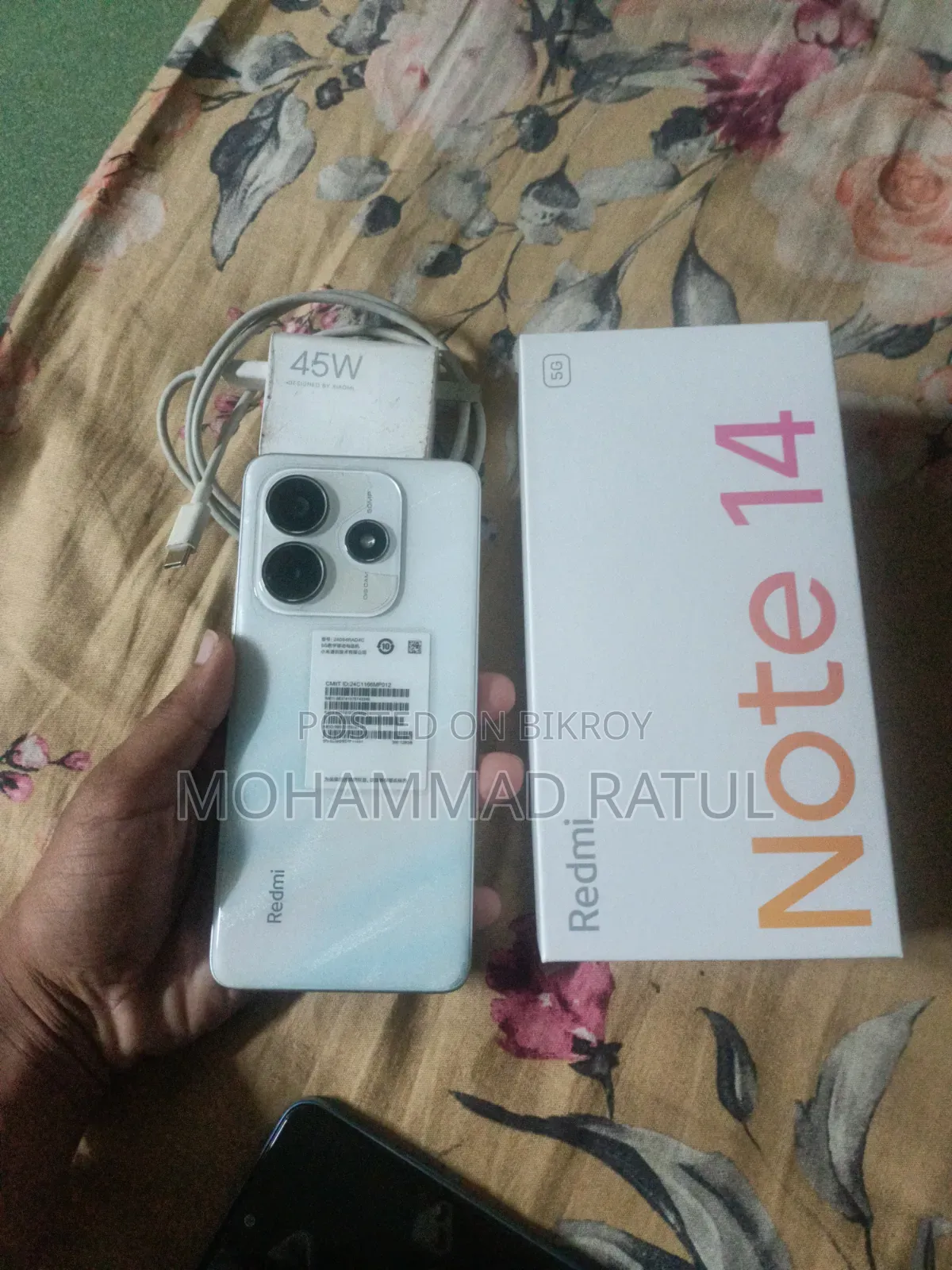 Xiaomi Redmi Note 14 5G 256 GB White