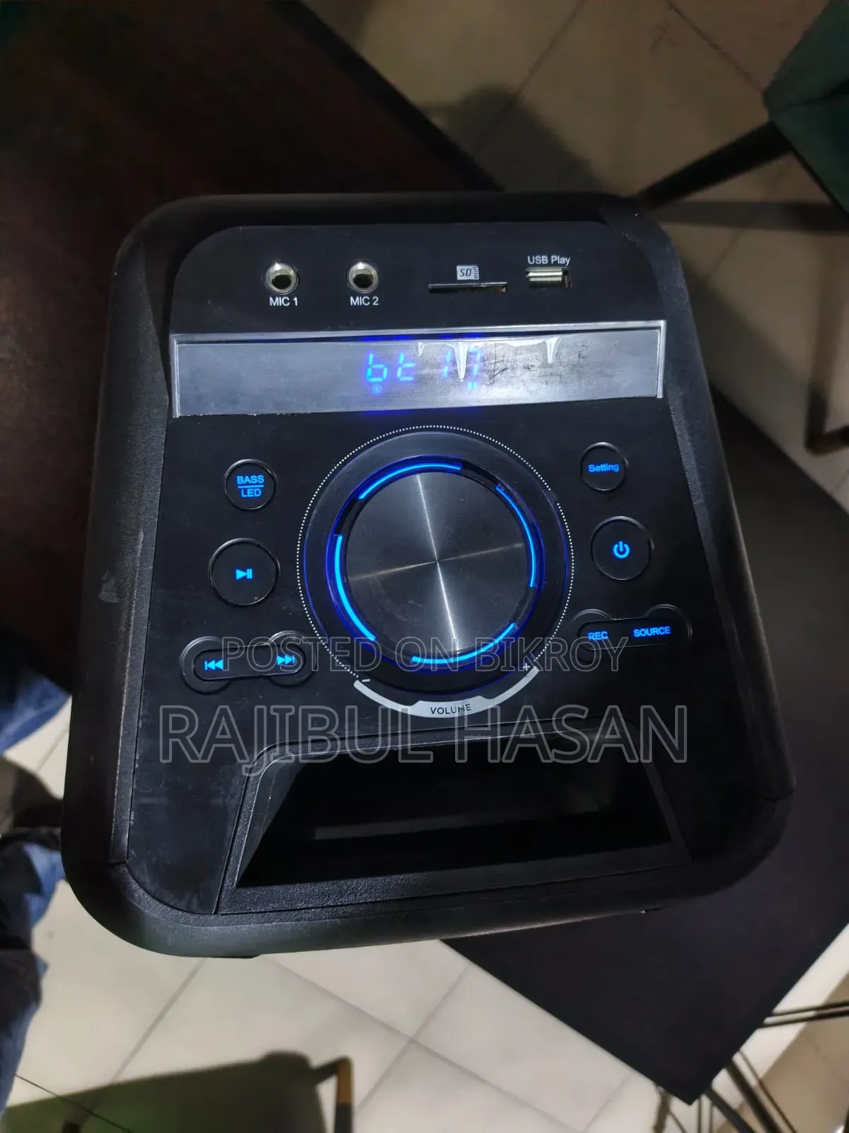 F D PA924 Bluetooth Party Speaker With MIC