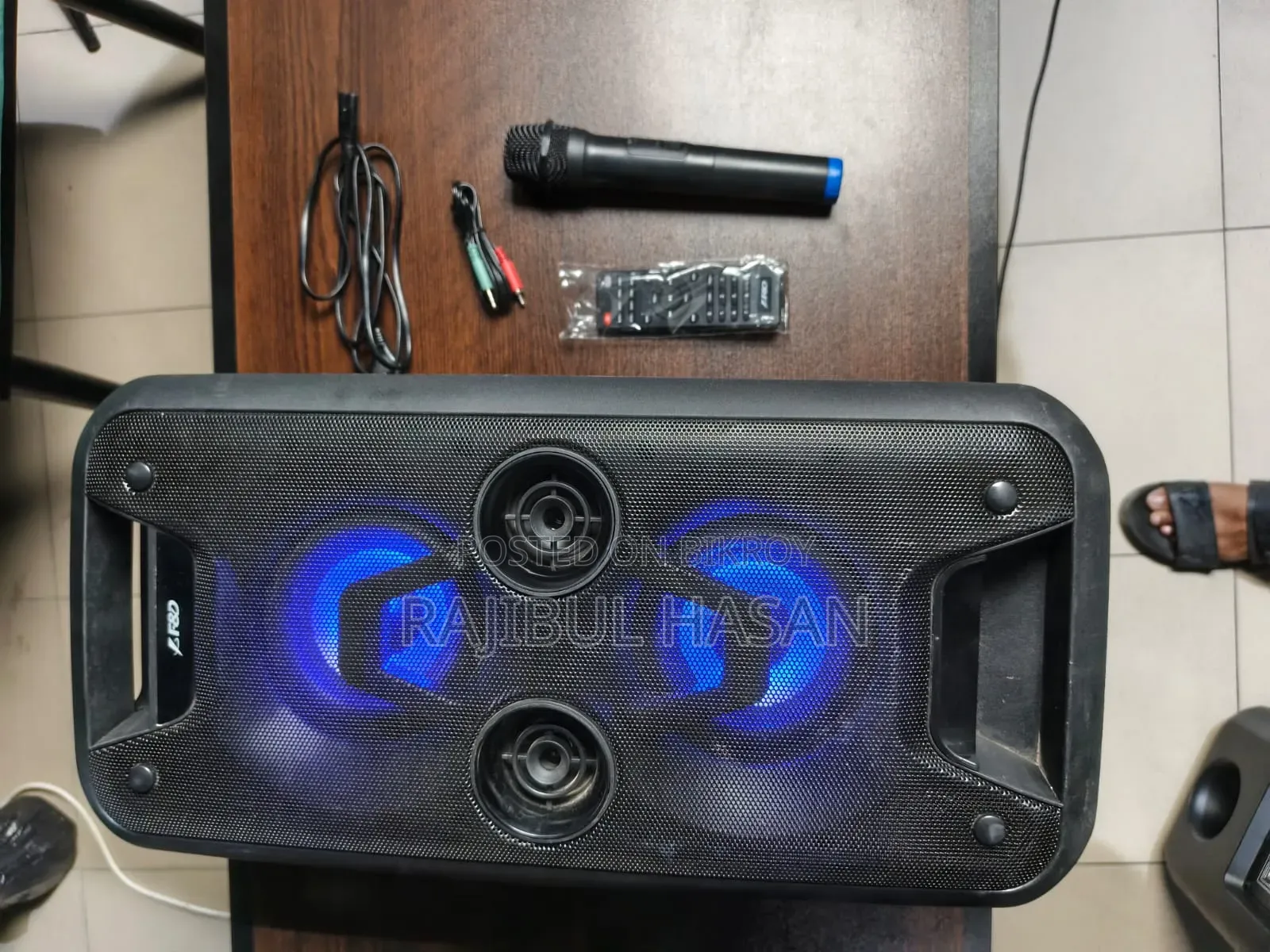 F D PA924 Bluetooth Party Speaker With MIC