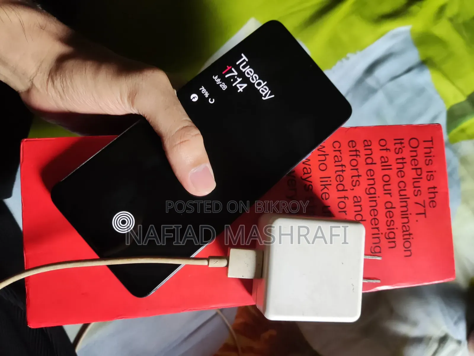ওয়ানপ্লাস ৭টি ১২৮ জিবি নীল