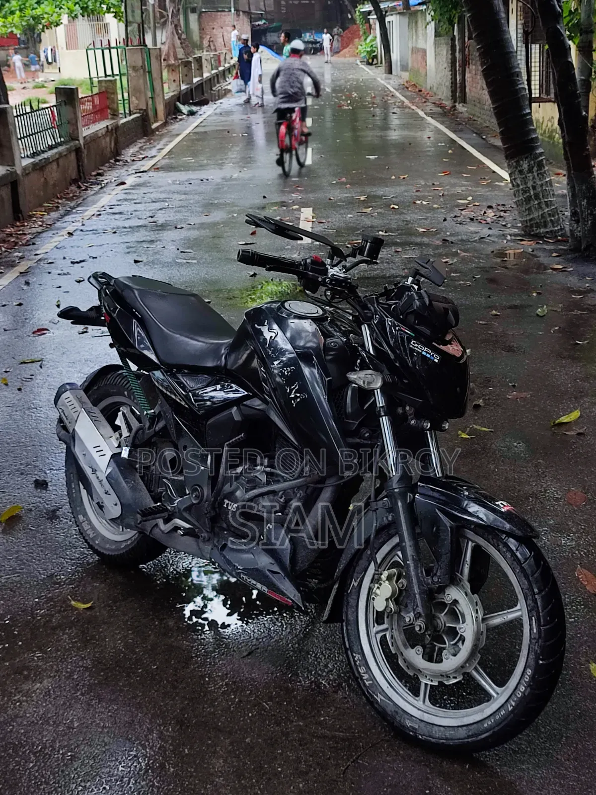 টিভিএস আপাচি আরটিআর ১৬০ ৪ভি ২০১৯ কালো