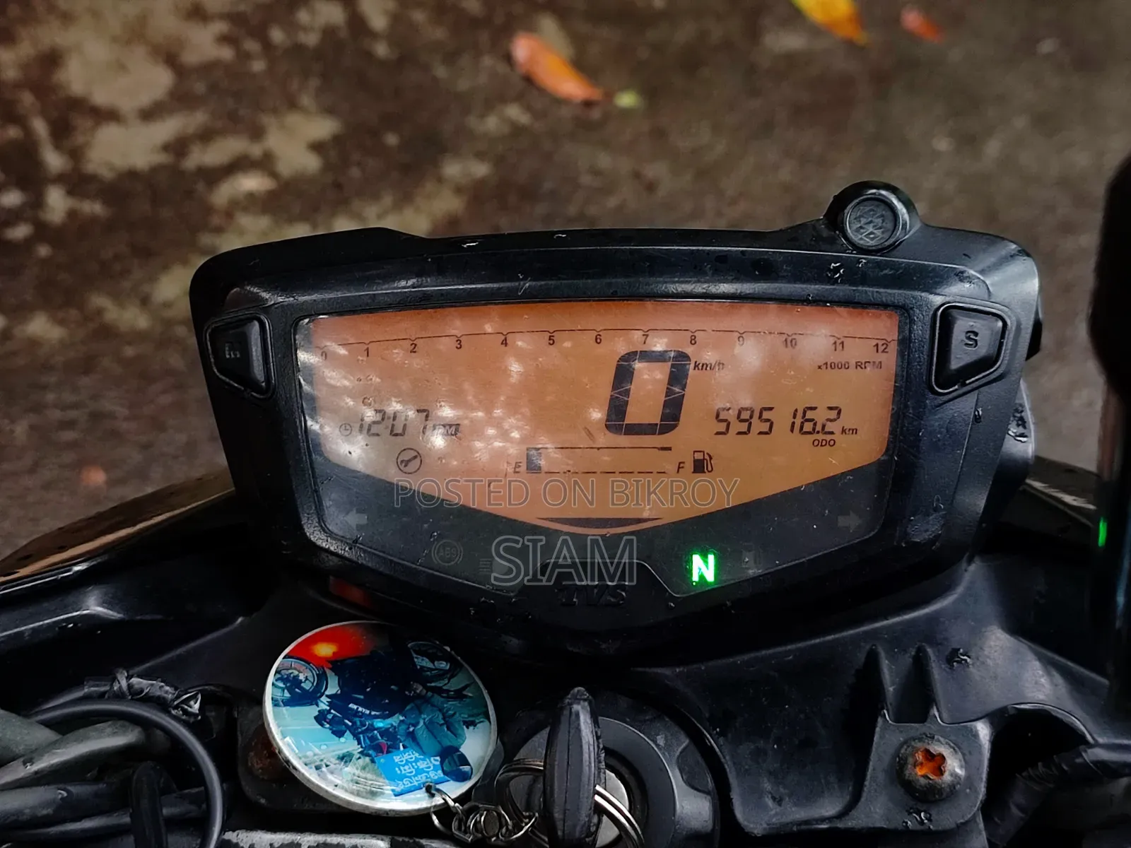 টিভিএস আপাচি আরটিআর ১৬০ ৪ভি ২০১৯ কালো