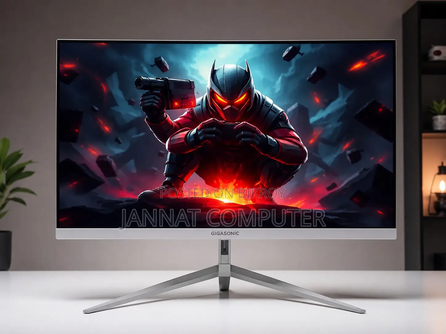 GIGASONIC GS-21.5FHD500S8 21.5" FHD Gaming Monitor | 100Hz IPS
