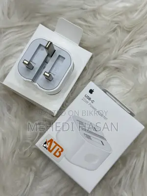 Apple Genuine 20W USB-C Fast Charger (UK 3-Pin) | NFC Verified