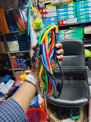 পোর্টেবল এক্সারসাইজ রেজিস্ট্যান্স ব্যান্ডস সেট