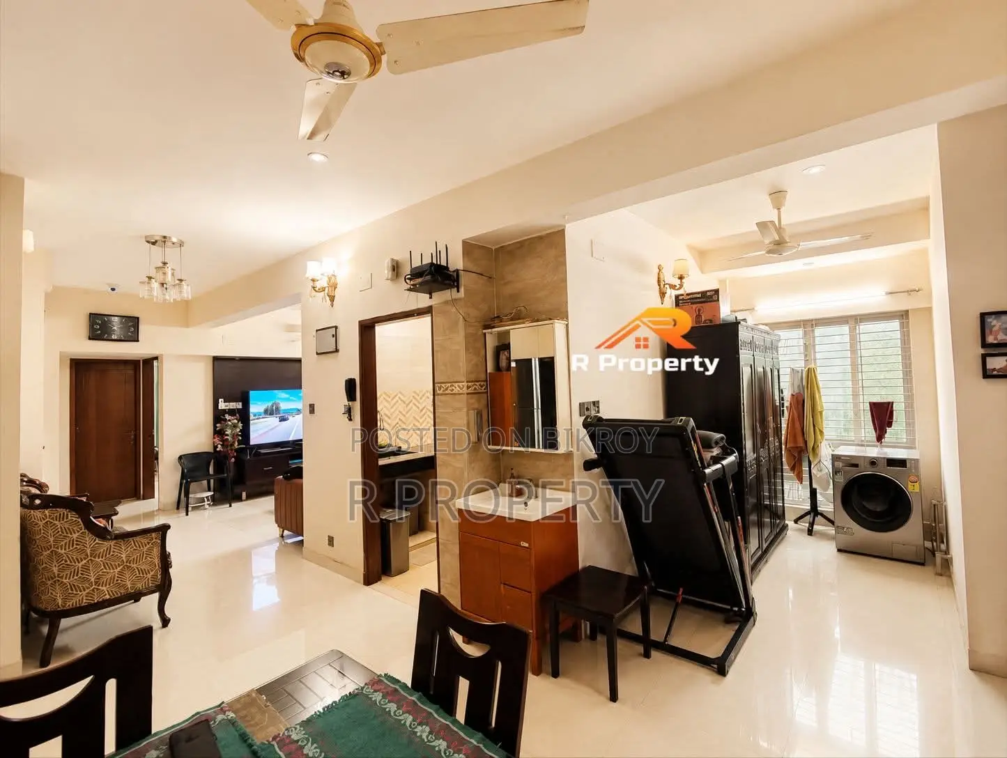 Furnished 3 Bedroom Apartment in Uttara for sale