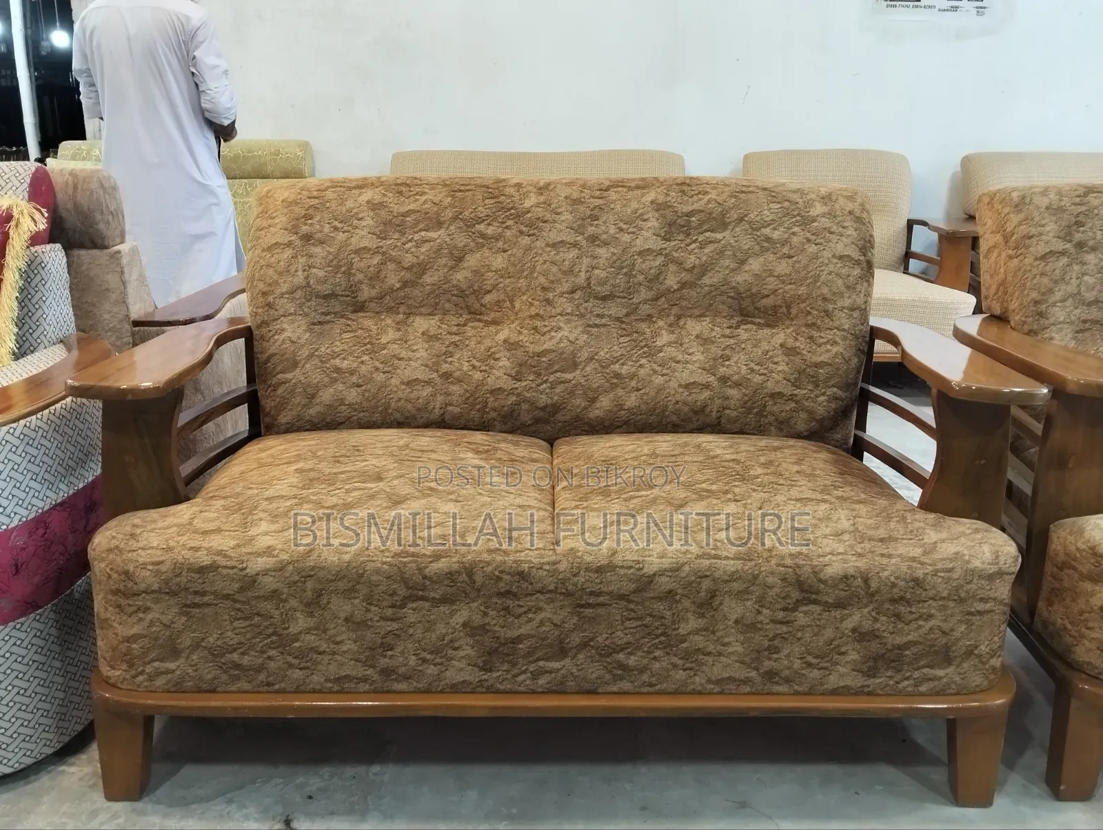 Neem wood sofa