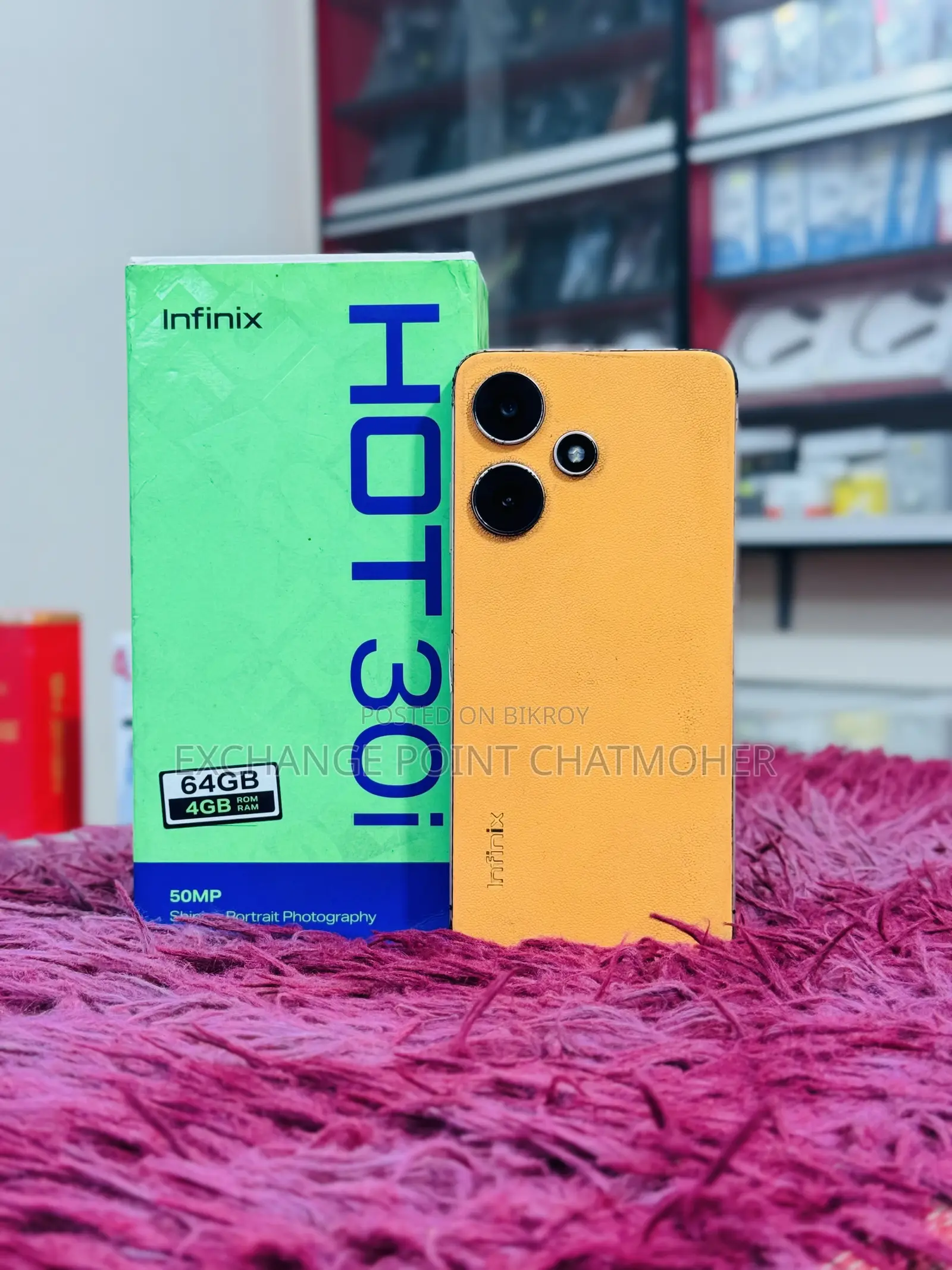 ইনফিনিক্স হট ৩০আই ১২৮ জিবি অরেঞ্জ