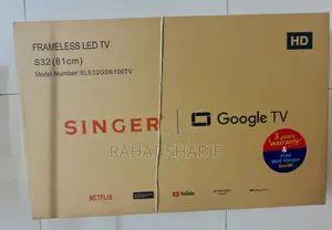 সিঙ্গার ফ্রেমলেস গুগল টিভি ৩২”