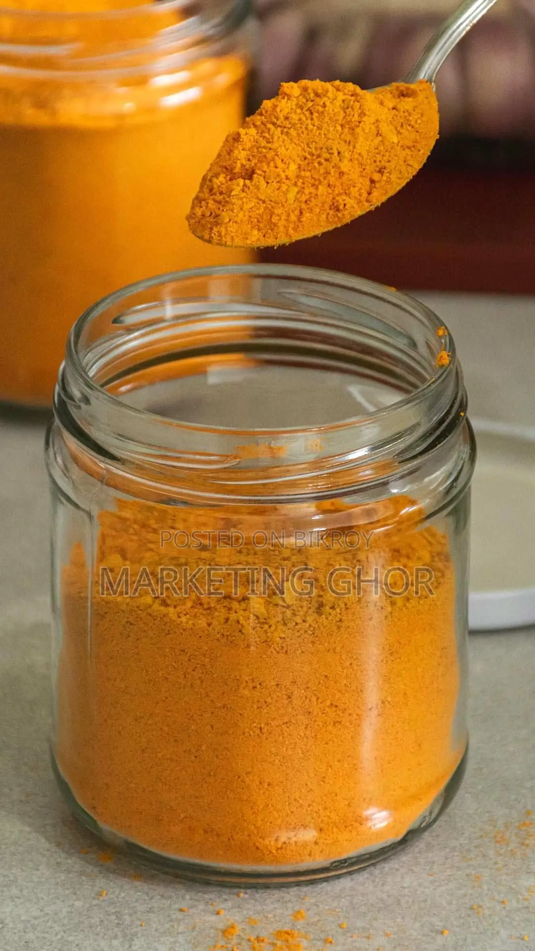 Not market adulterated, pure turmeric powder made with your own hands!