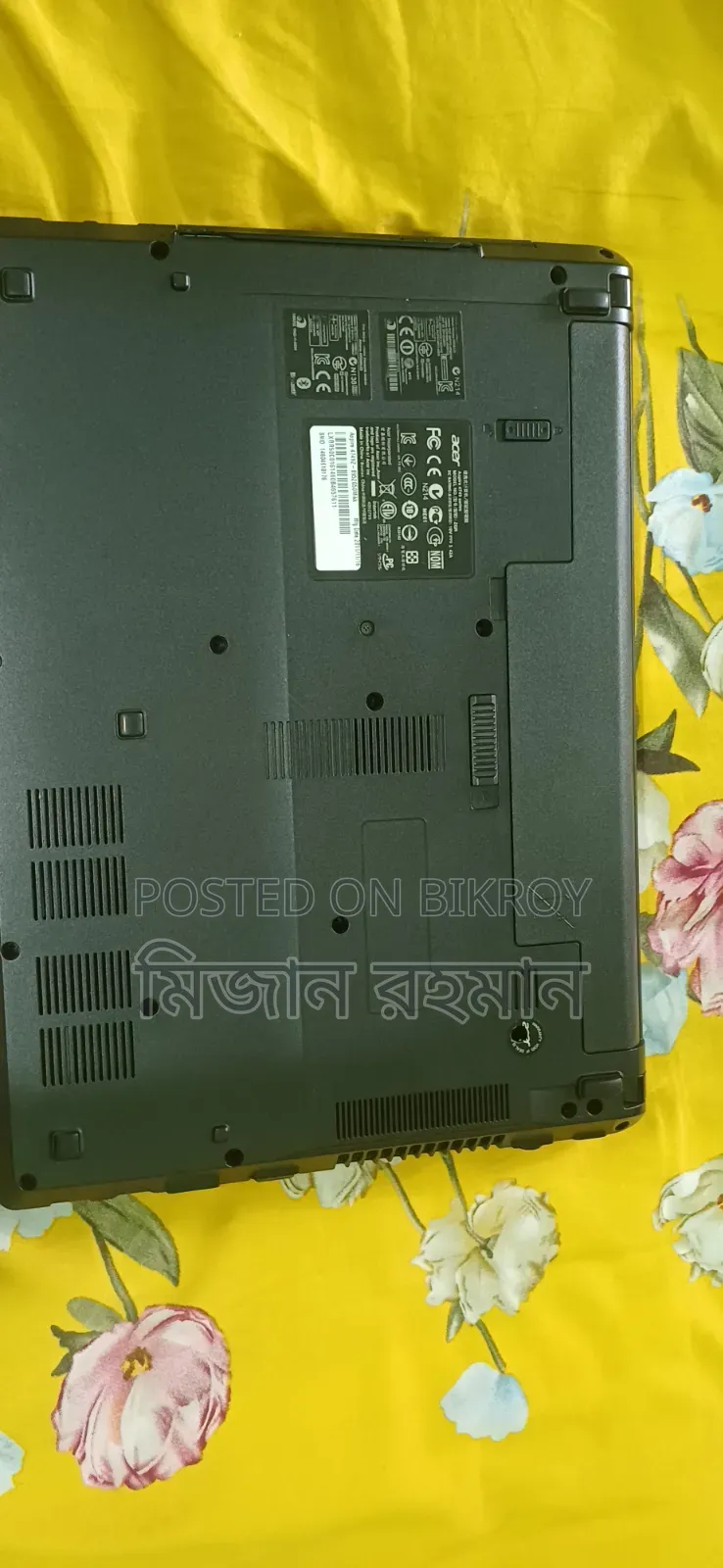 ল্যাপটপ এসার এসারনোট ৩জিবি ইন্টেল সেলেরন এসএসডি ১২৮জিবি