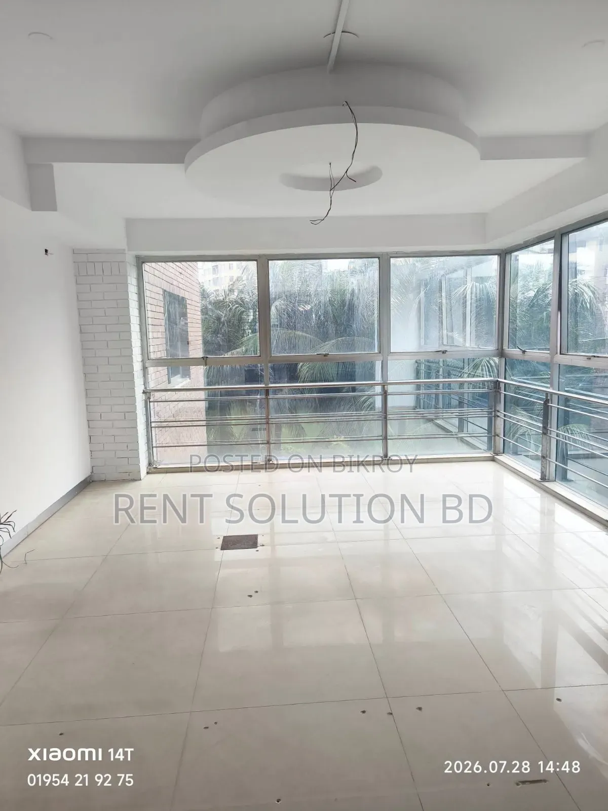 2750 SQFT Open Space Office for Rent | Gulshan | Lake View