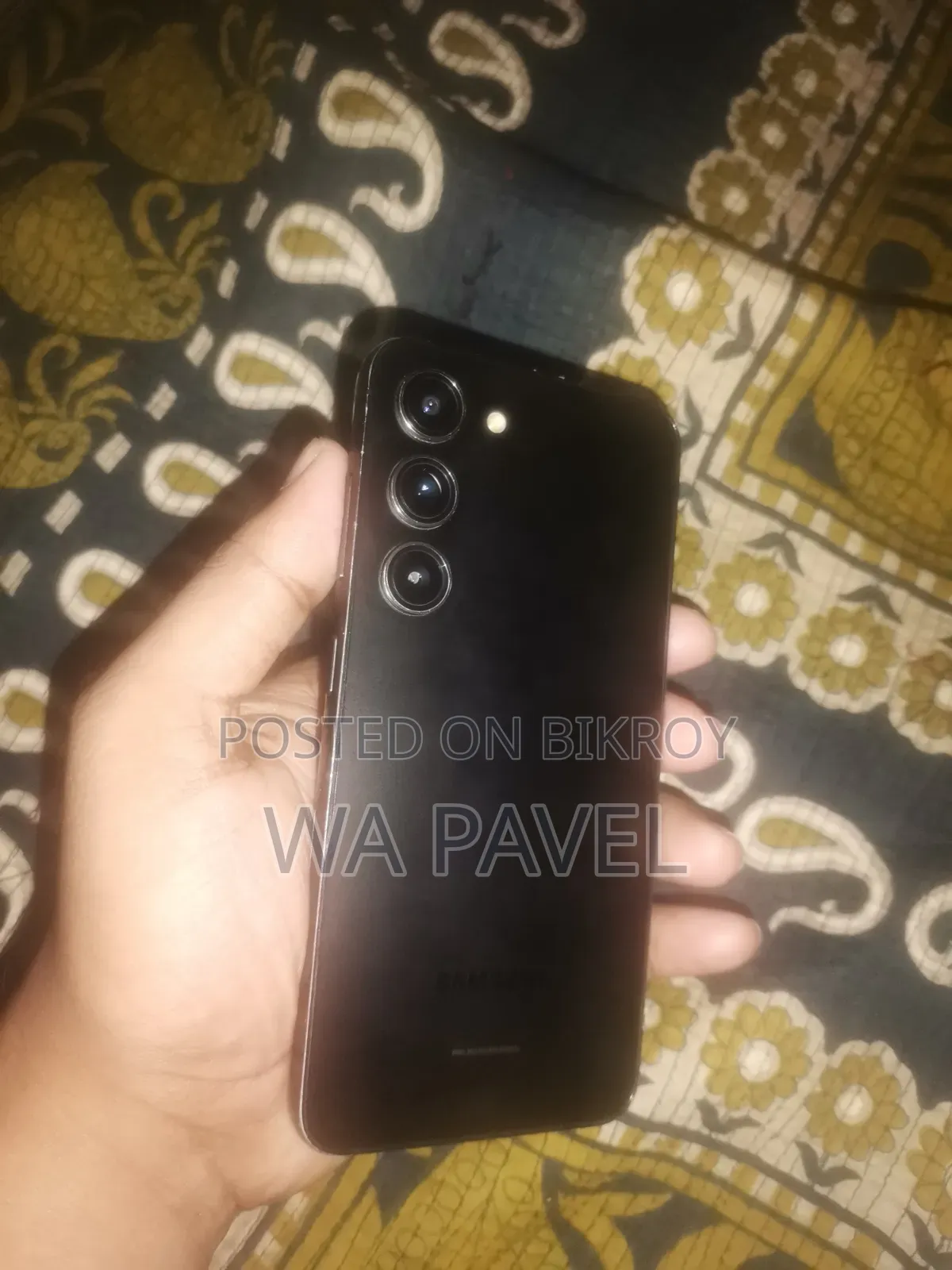 স্যামসাং গ্যালাক্সি এস২৩ ১২৮ জিবি কালো