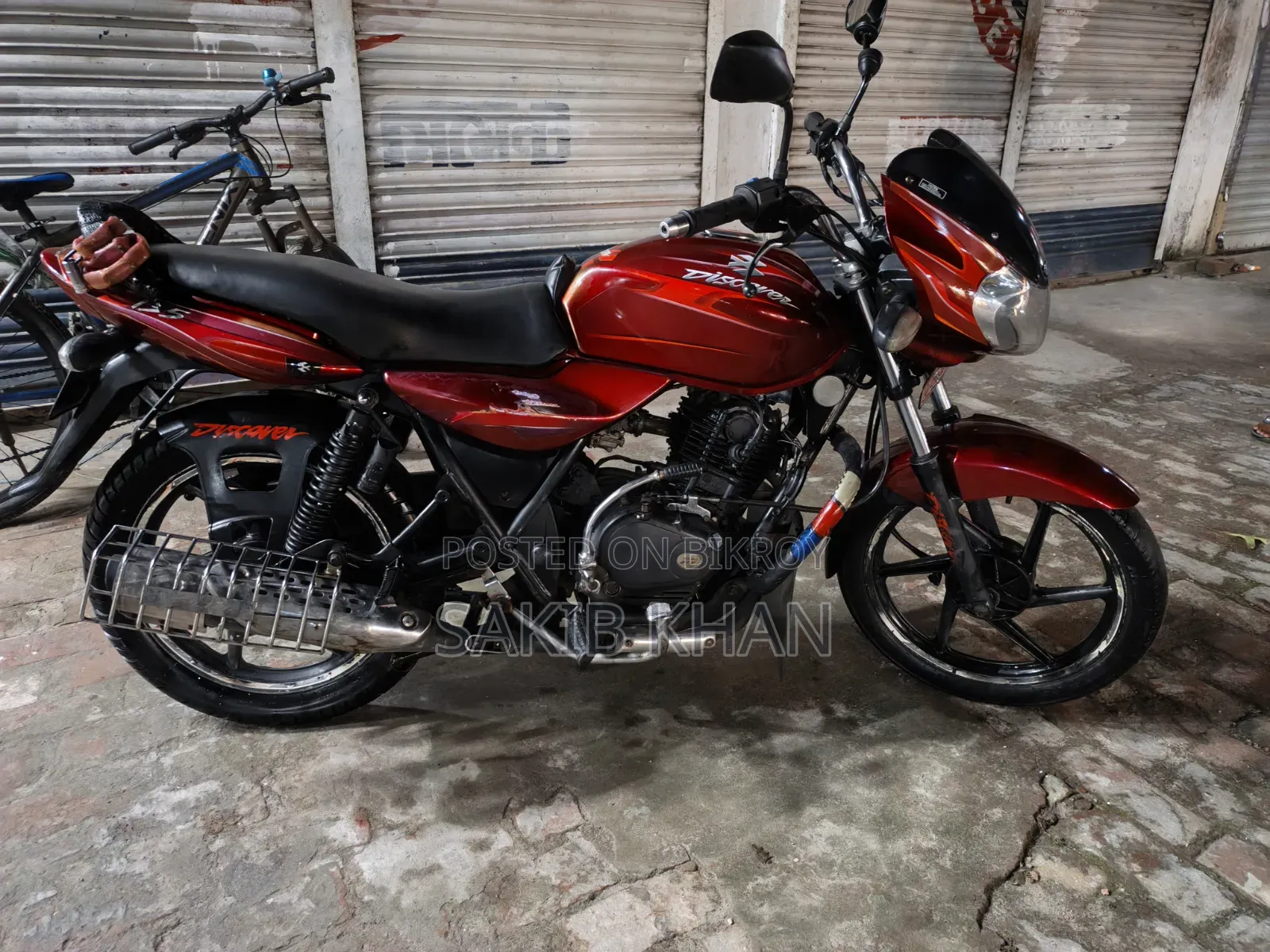 Bajaj Discover 135 2008 Red