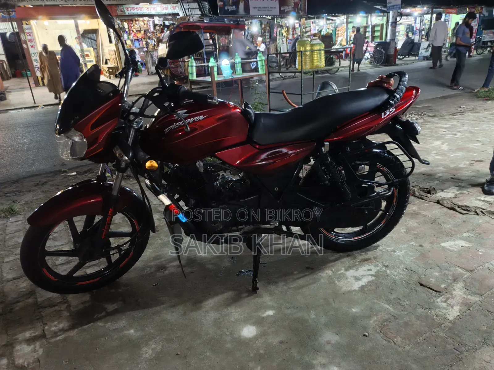 Bajaj Discover 135 2008 Red