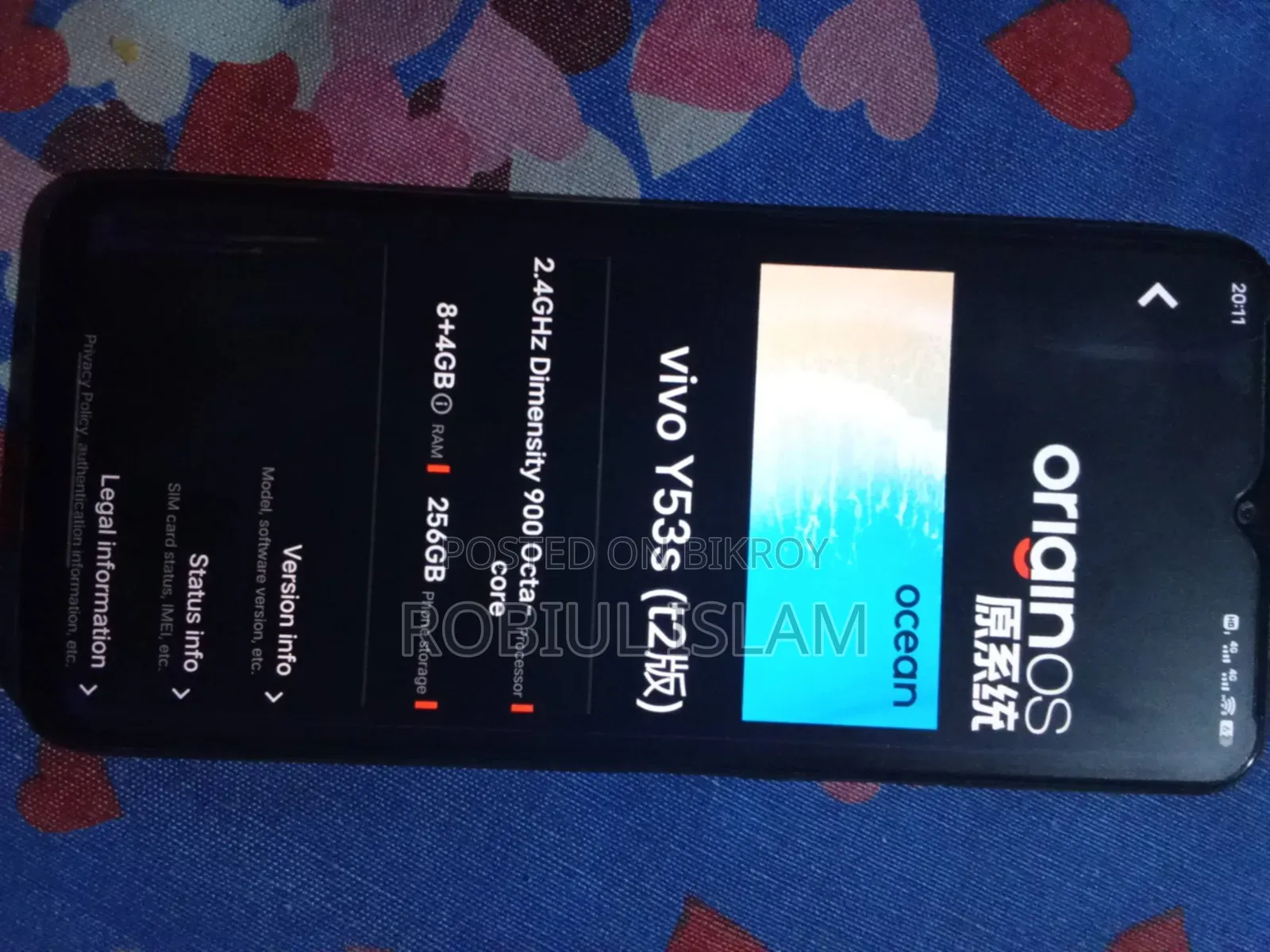 Vivo Y53s 256 GB Black