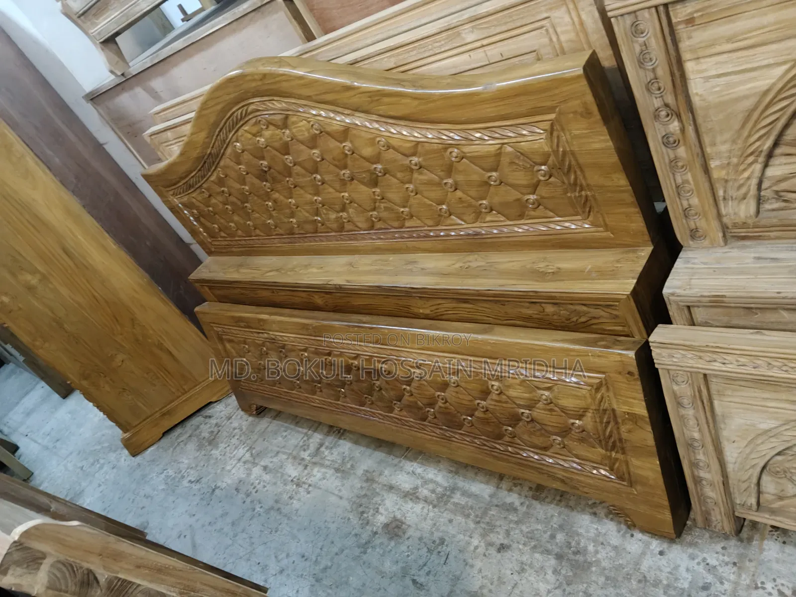 Bed Chittagong Wood 6*7