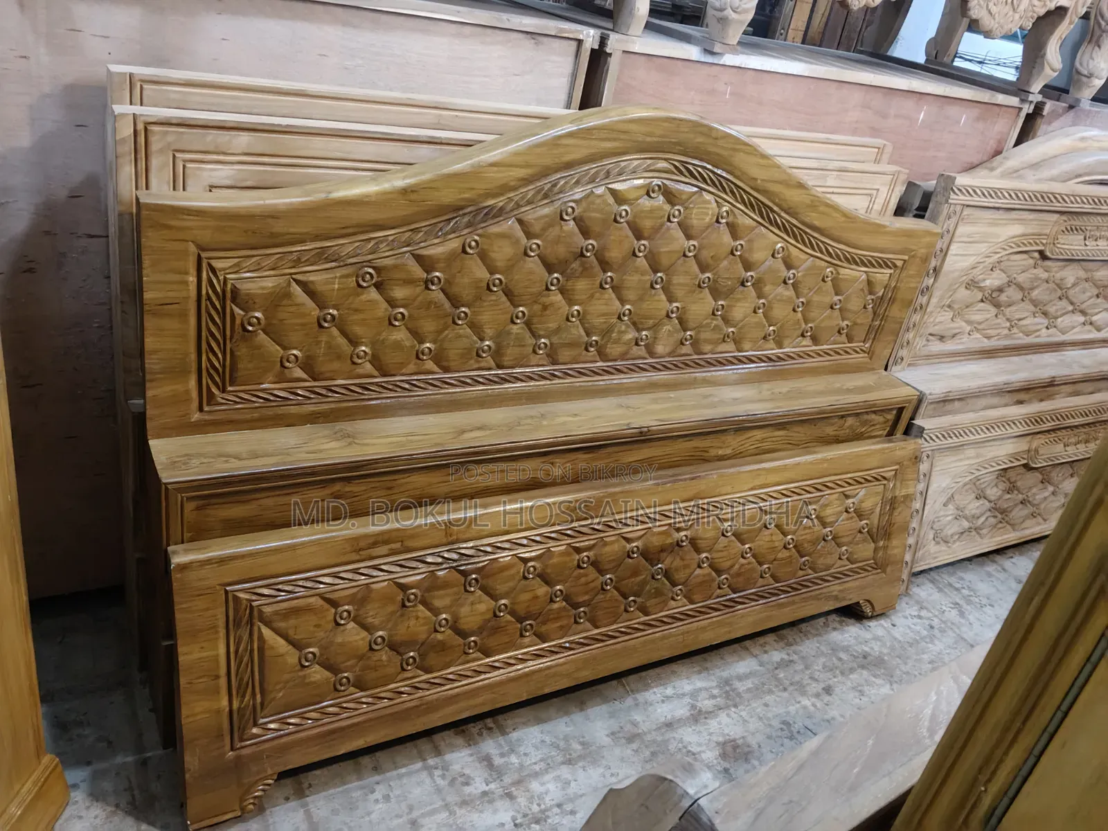 Bed Chittagong Wood 6*7