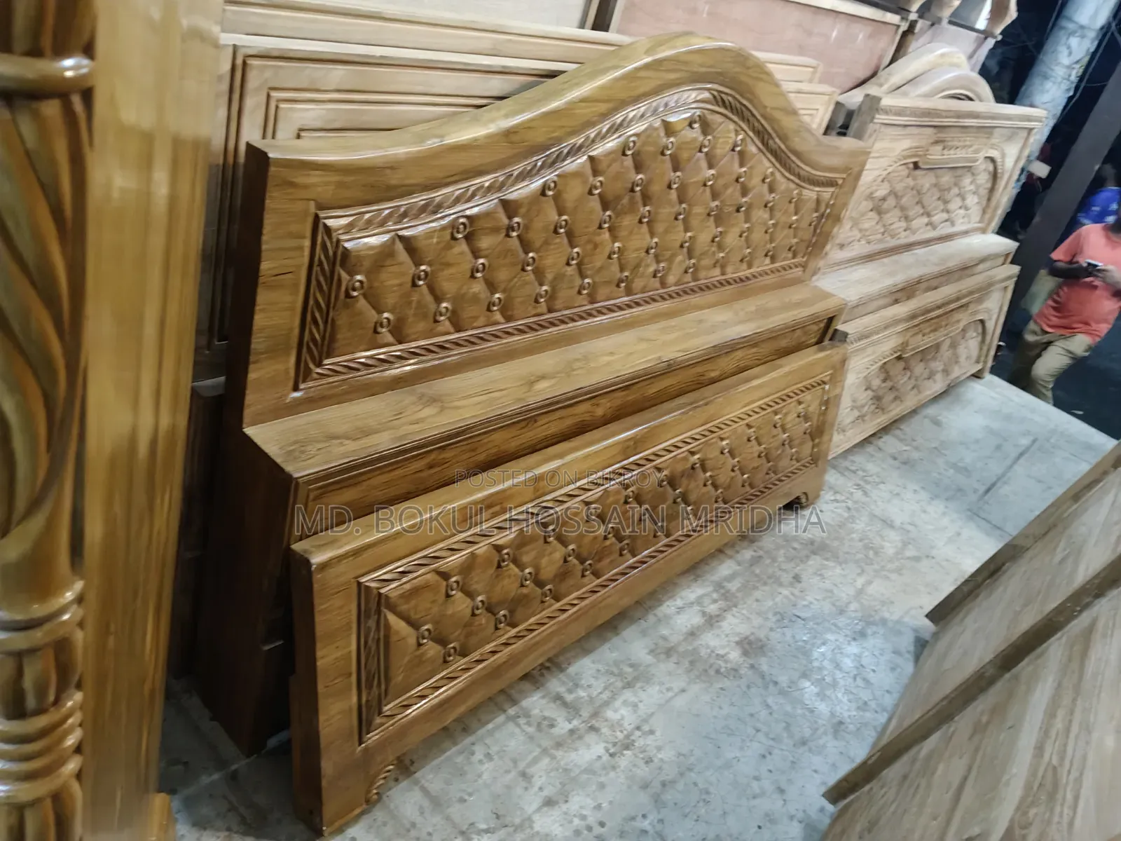 Bed Chittagong Wood 6*7