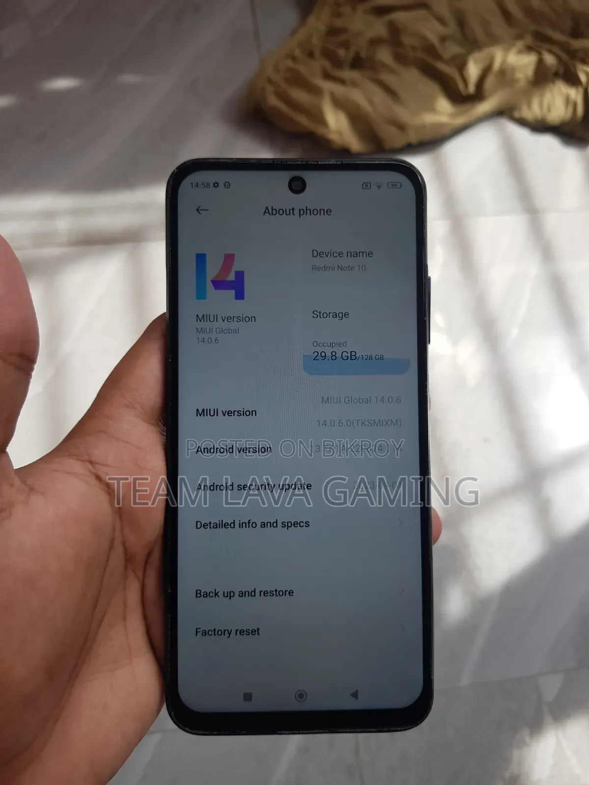 Xiaomi Redmi Note 10 5G 128 GB Black