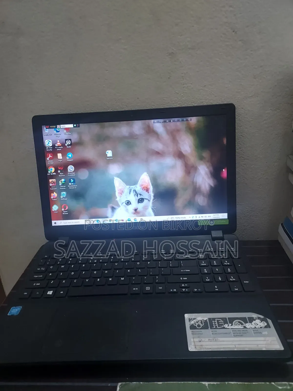 Laptop Acer Aspire ES1-531 4GB Intel Celeron SSD 128GB