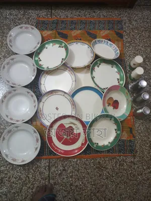 Plates and Glasses for Sale