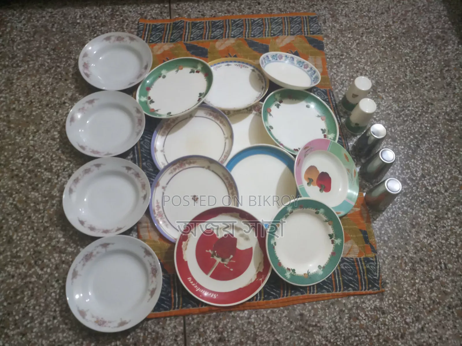 Plates and Glasses for Sale