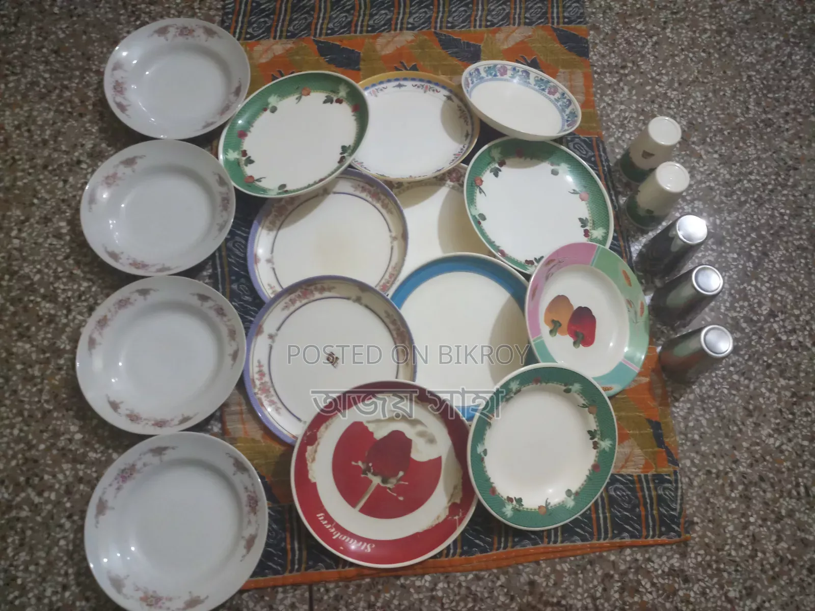 Plates and Glasses for Sale