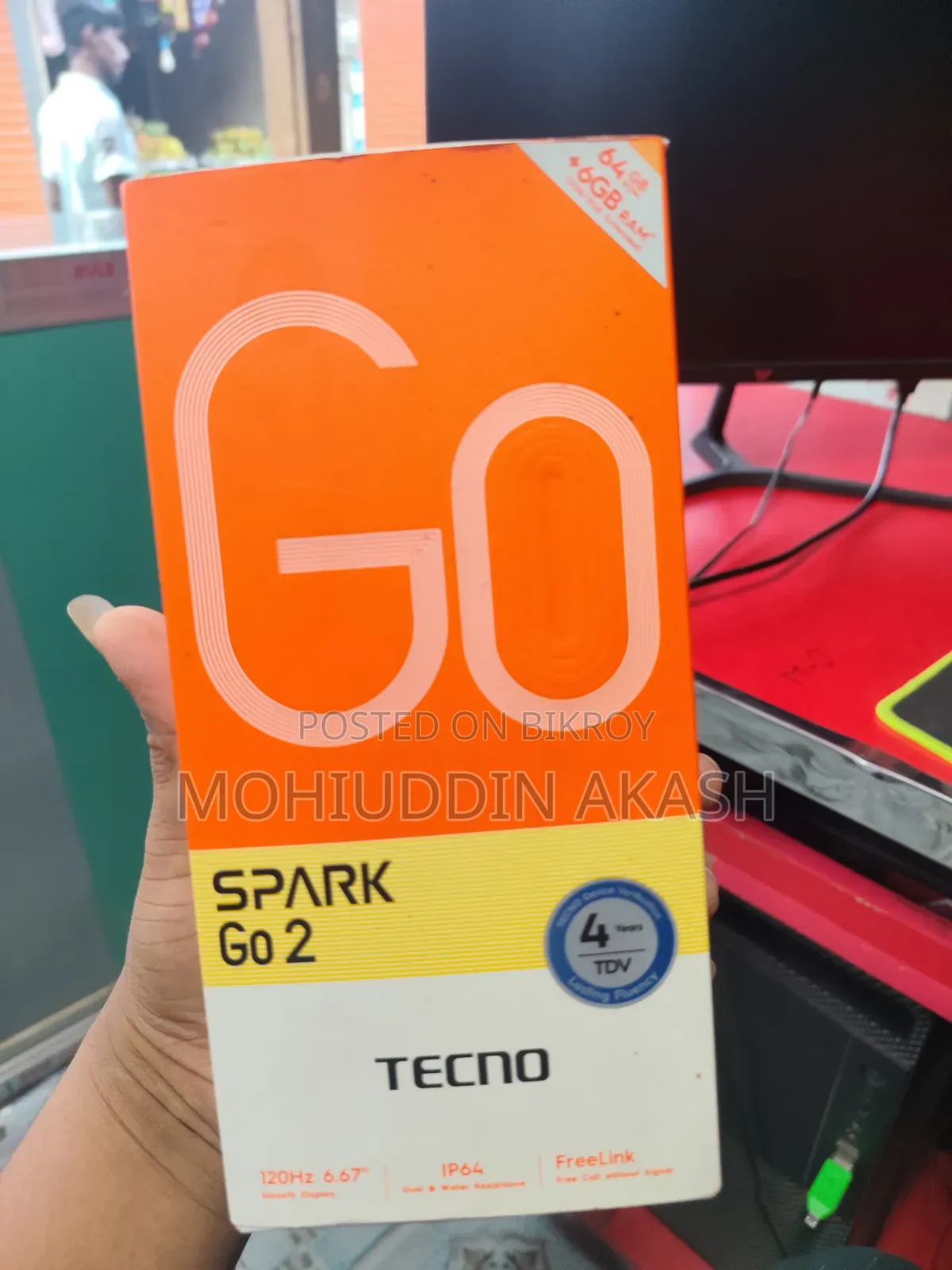 New Tecno Spark Go 64 GB Gold