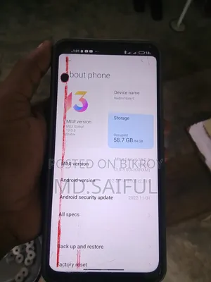 Xiaomi Redmi Note 9 64 GB Gray