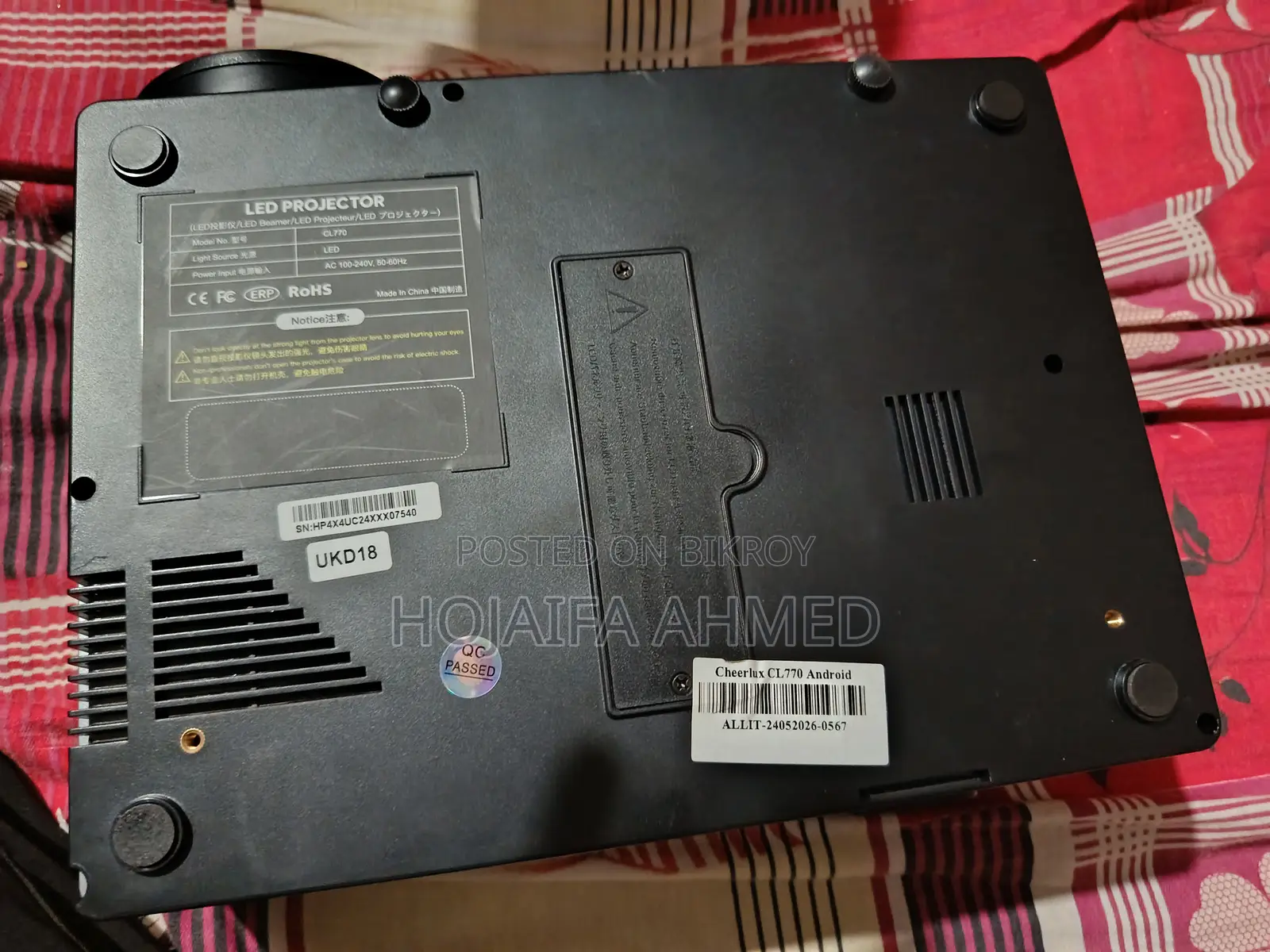 Projector Cheerlux CL770