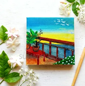 Canvas With Acrylic, Resin, Waterproof