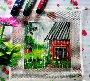 Canvas With Acrylic, Resin, Waterproof