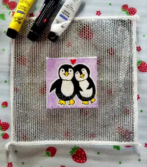 Canvas With Acrylic, Resin, Waterproof