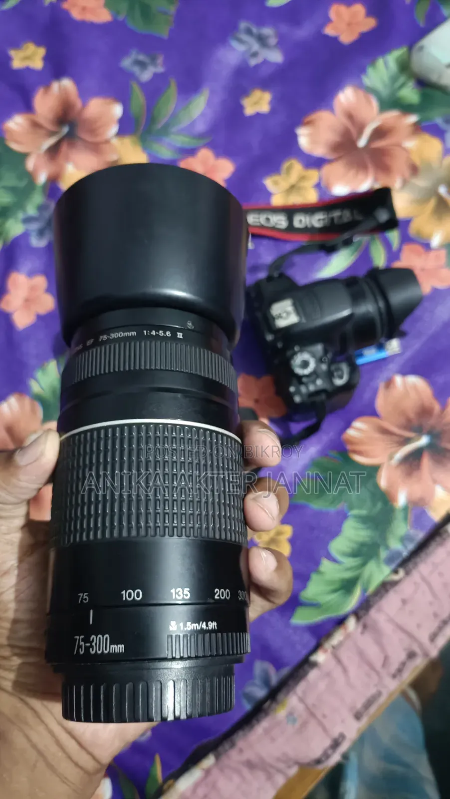 Canon 700D, 75-300mm Zoom/50mm Prime Lens