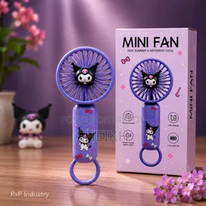 Original Kuromi Mini USB Rechargeable Hand Fan | Portable | 3 Speed