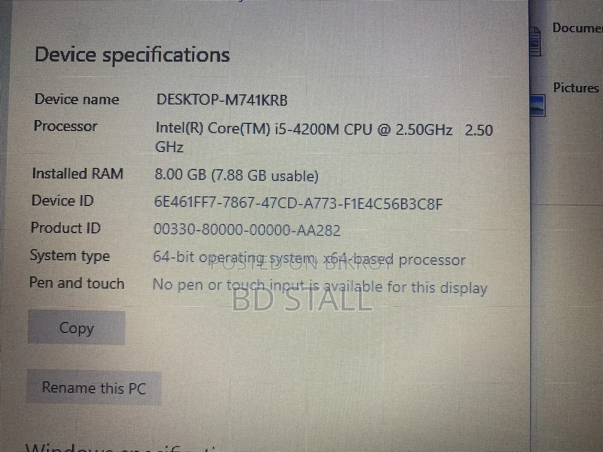Laptop HP 15 8GB Intel Core I5 HDD 500GB