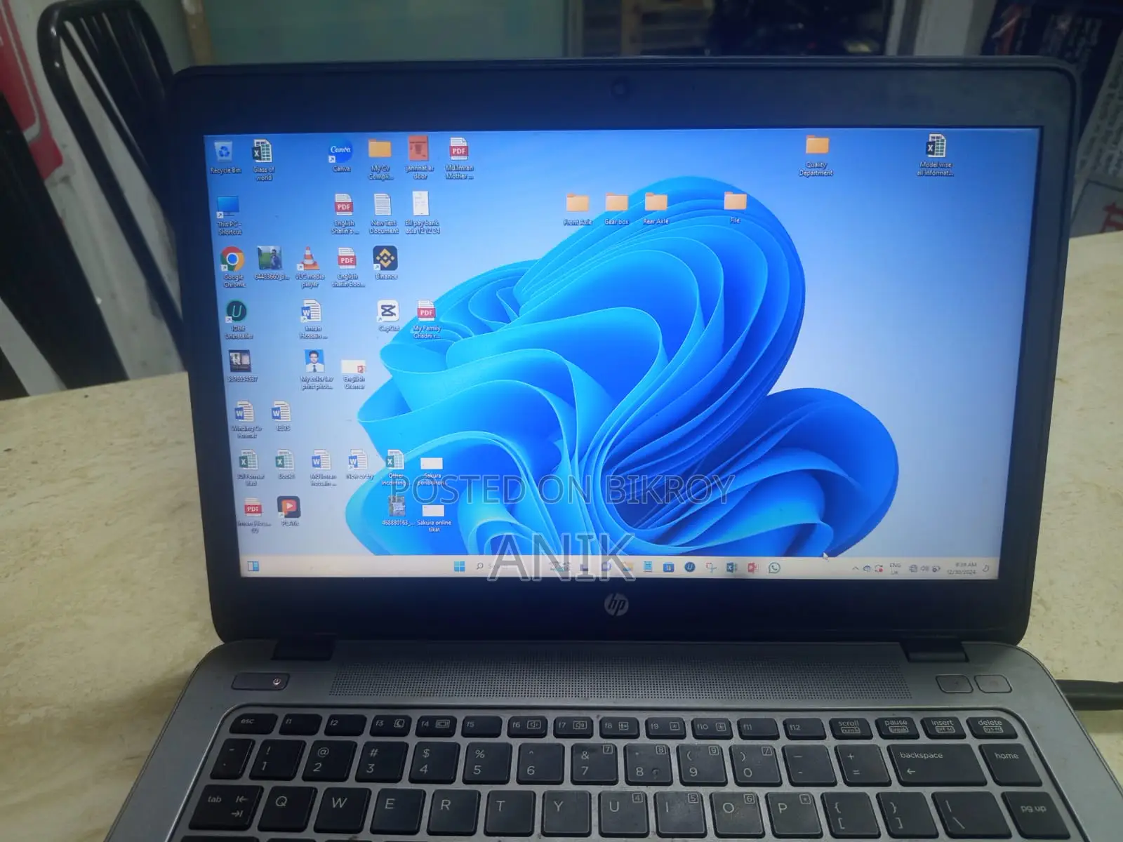 ল্যাপটপ HP EliteBook 840 G2 4GB ইন্টেল কোর I5 HDD+SSD 500GB