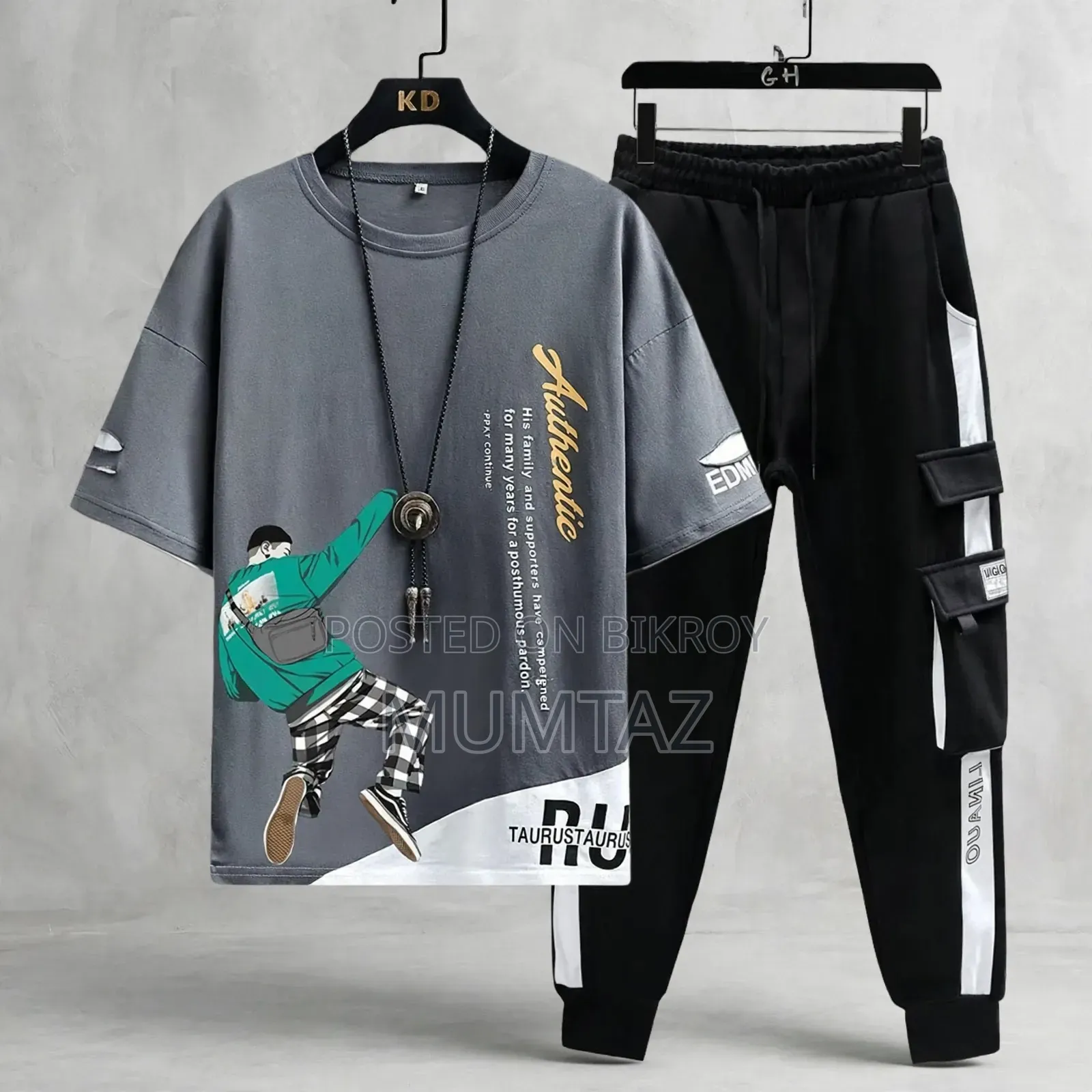 Half Sleeve T-Shirt Trouser Set