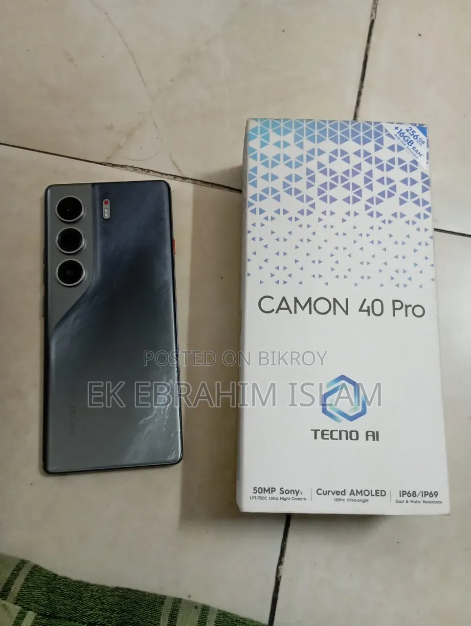 Tecno Camon 40 256 GB Gray