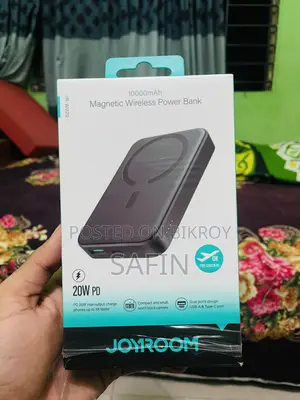Joyroom JR-W020 ম্যাগনেটিক ওয়্যারলেস চার্জিং পাওয়ার ব্যাংক (10000mAh)