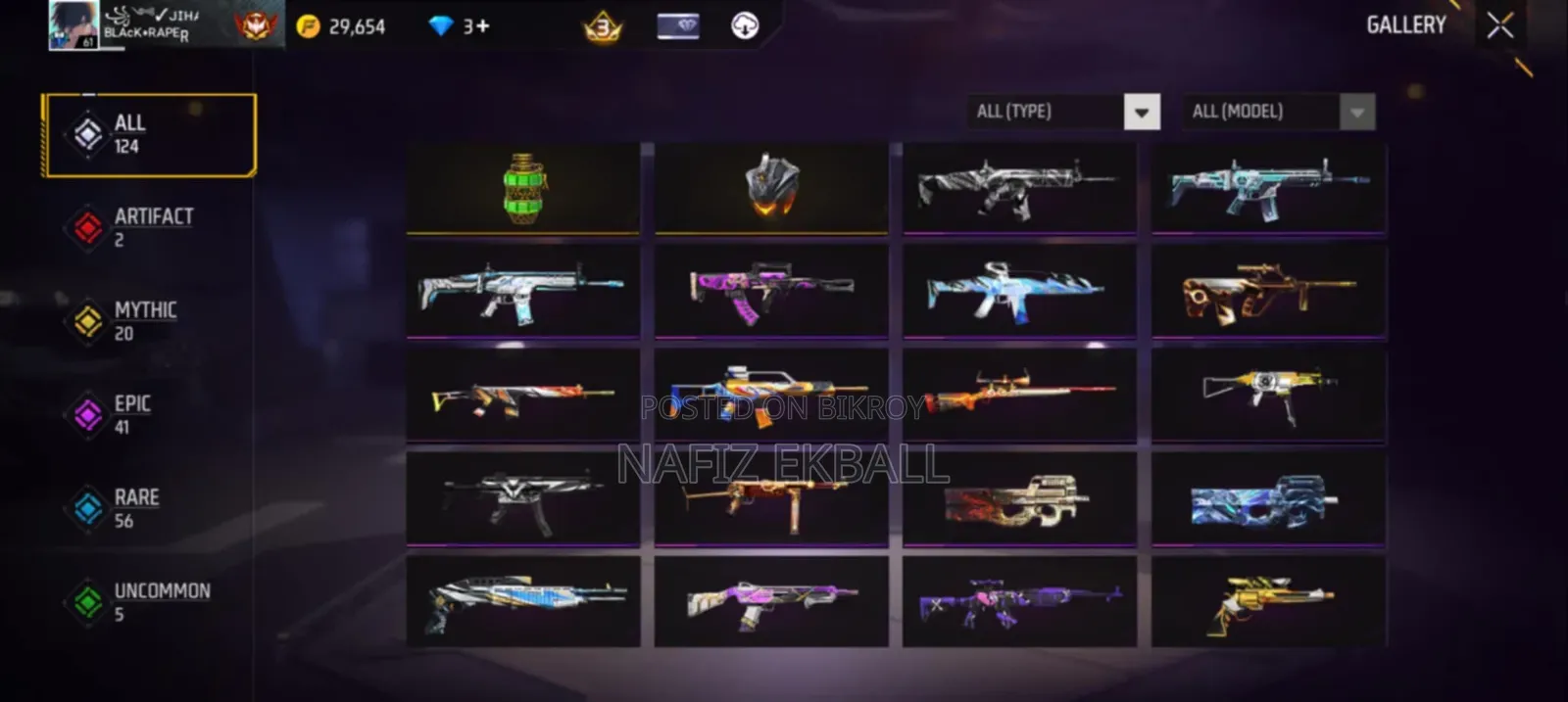 FREE Fire Id Sell