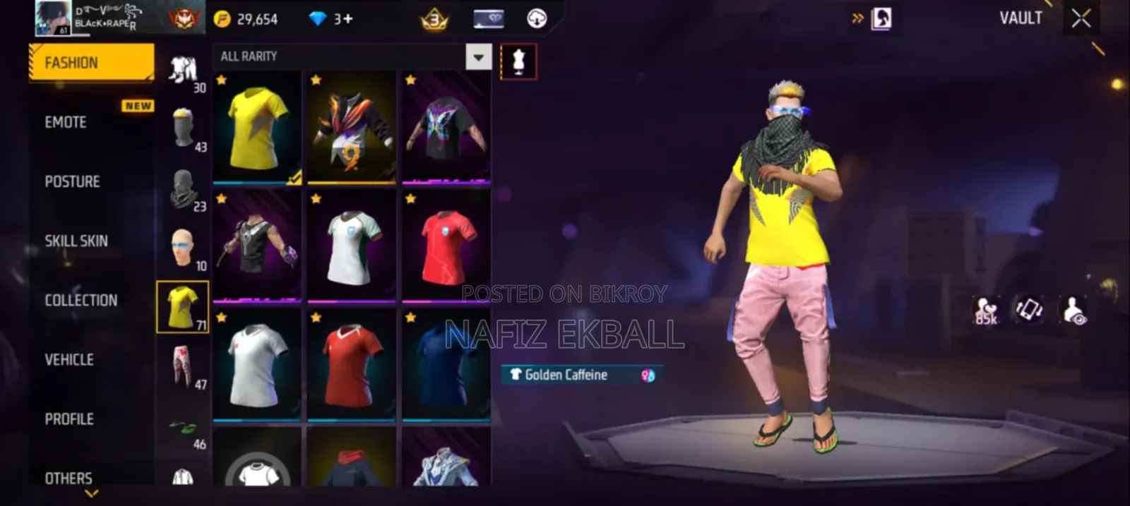FREE Fire Id Sell
