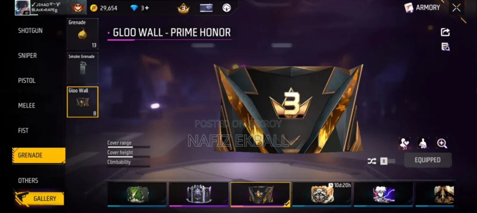 FREE Fire Id Sell