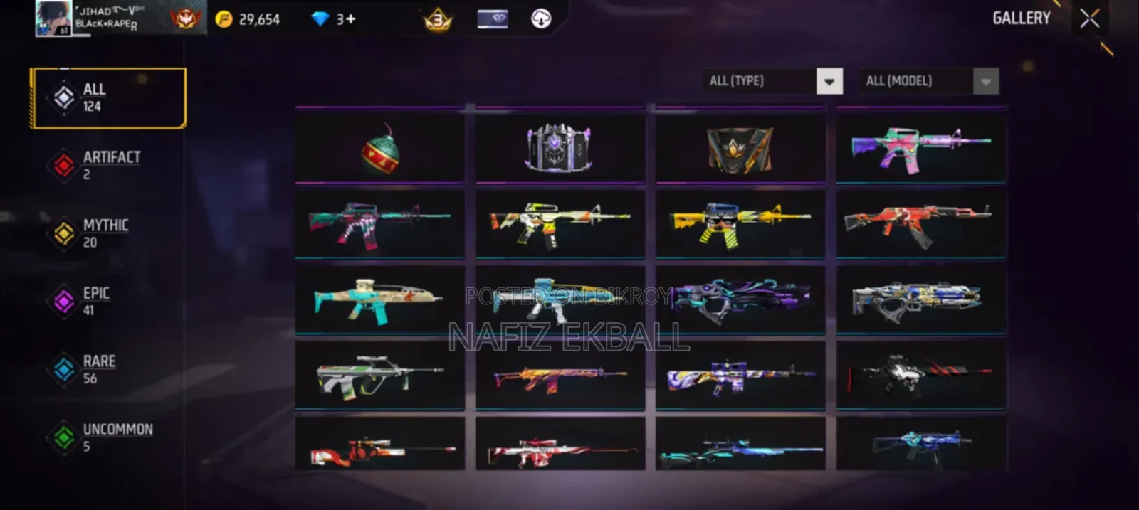 FREE Fire Id Sell