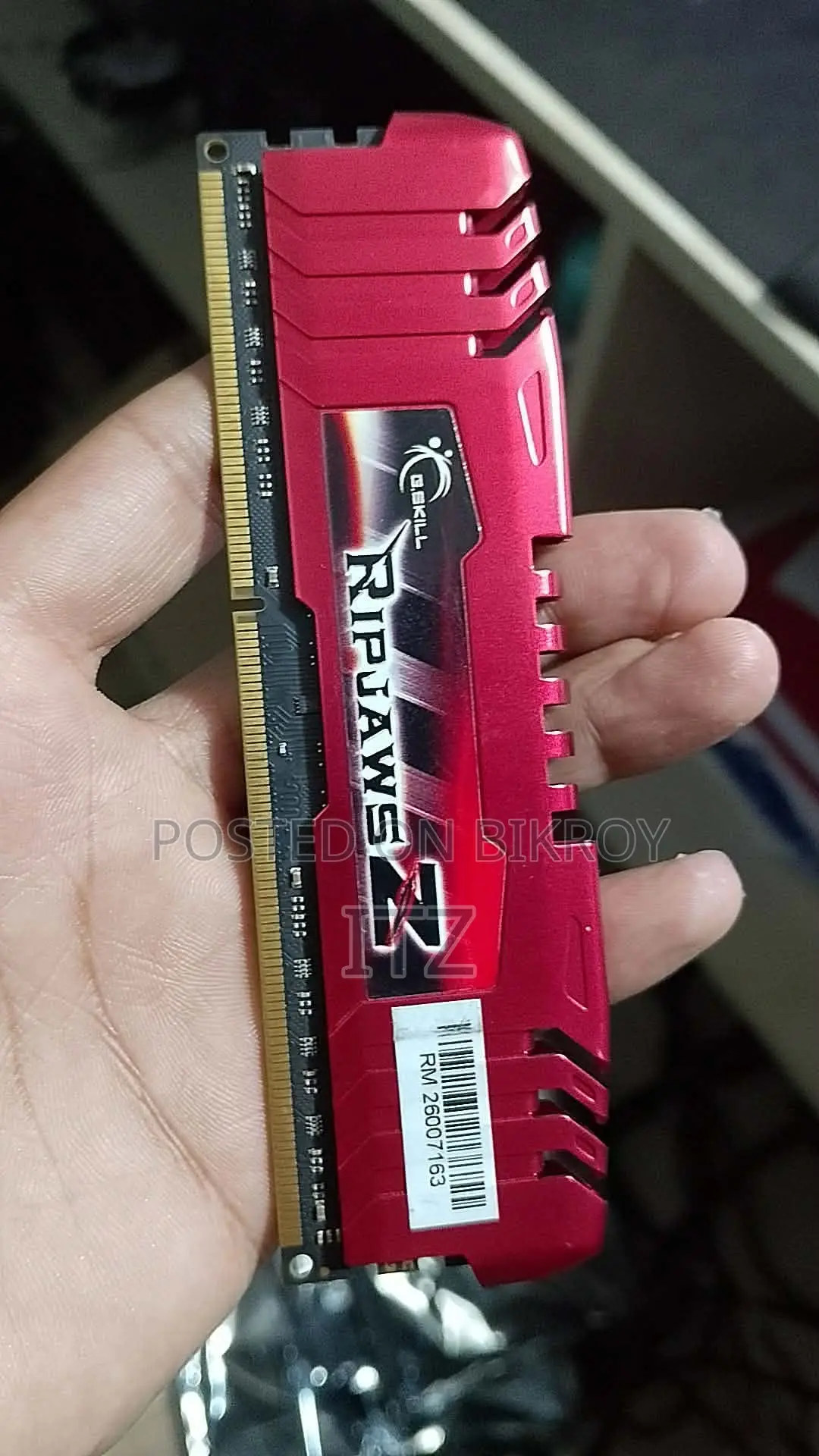 Ripjaws 8GB DDR3 RAM