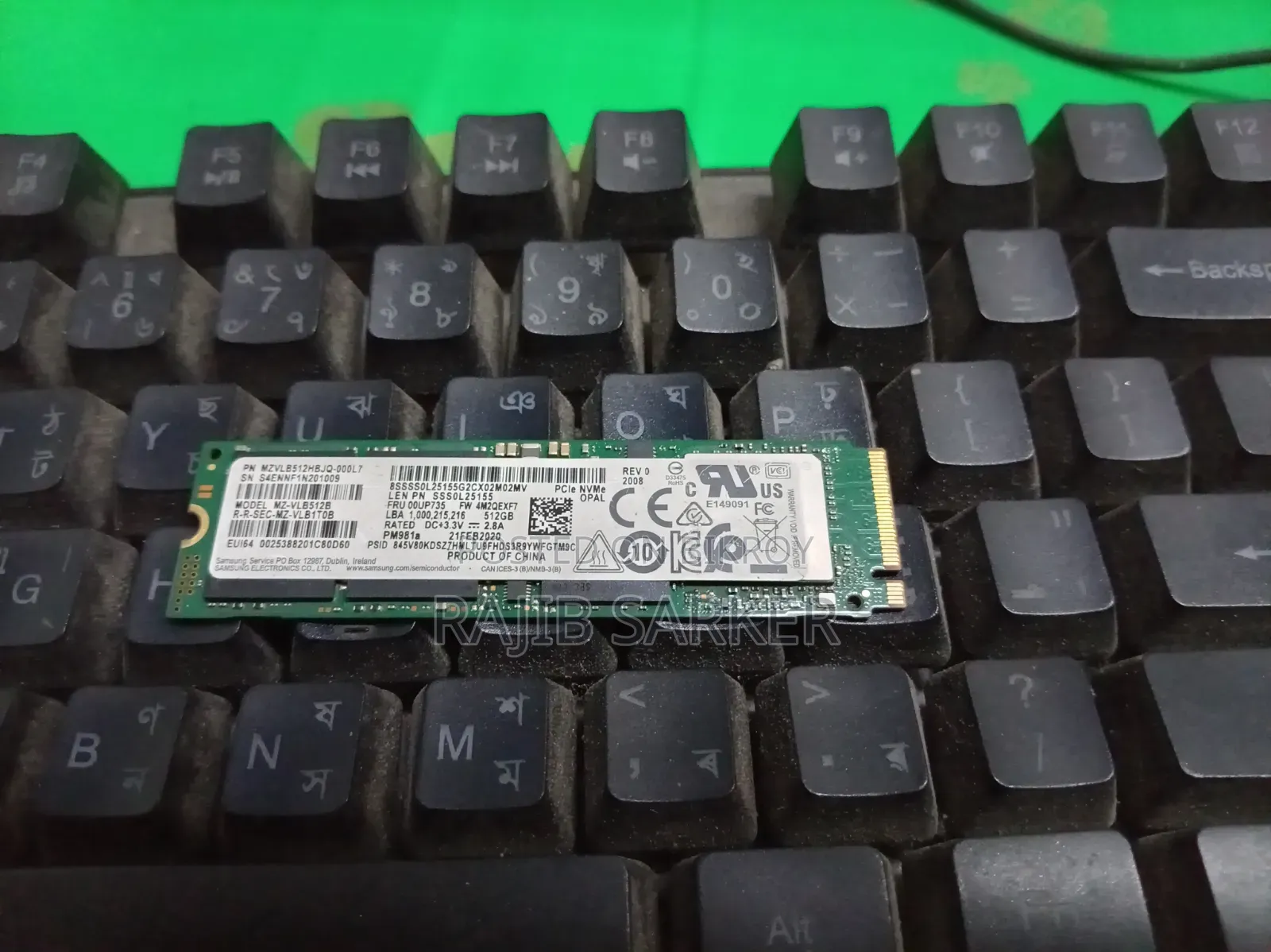 Samsung Nvme SSD 512 Gb PCIE Gen 3