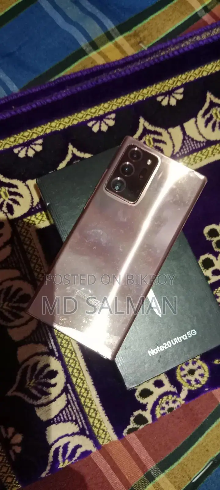 Samsung Galaxy Note 20 Ultra 5G 256 GB Rose Gold